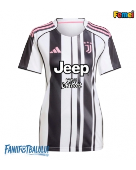 Juventus Tricou Fotbal Replică 2025-26 Femei Acasa